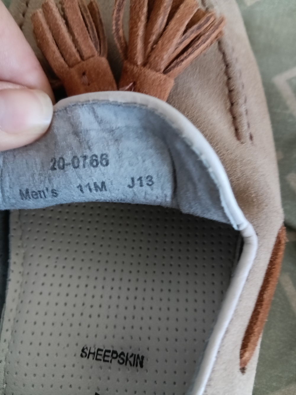 Johnston & Murphy Men’s Suede Tassel Loafers in Beige - Picture 4 of 4